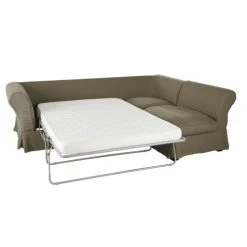 Maisons Du Monde Housse De Canapé D'angle Convertible En Lin Froissé Vert Kaki -Maisons Du Monde Boutique housse de canape d angle convertible en lin froisse vert kaki 1000 3 12 204479 2