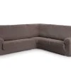 Eysa Housse De Canapé En Coin 3+1 Places Marron 450 Cm -Maisons Du Monde Boutique housse de canape en coin 3 1 places marron 450 cm