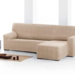 Eysa Housse De Canapé En L Droite B/c Beige 250 - 360 Cm -Maisons Du Monde Boutique housse de canape en l droite b c beige 250 360 cm 2