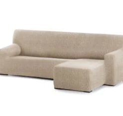 Eysa Housse De Canapé En L Droite B/c Bleu 250 - 360 Cm -Maisons Du Monde Boutique housse de canape en l droite b c beige 250 360 cm eysa premium