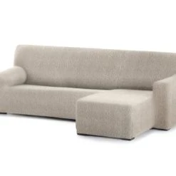 Eysa Housse De Canapé En L Droite B/c écru 250 - 360 Cm
