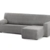 Eysa Housse De Canapé En L Droite B/c Gris Clair 250 - 360 Cm
