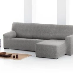 Eysa Housse De Canapé En L Droite B/c Gris Clair 250 - 360 Cm -Maisons Du Monde Boutique housse de canape en l droite b c gris clair 250 360 cm 2