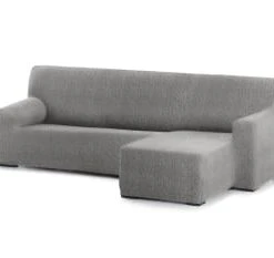 Eysa Housse De Canapé En L Droite B/c Marron 250 - 360 Cm -Maisons Du Monde Boutique housse de canape en l droite b c gris clair 250 360 cm eysa premium 1