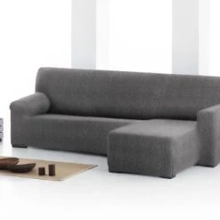 Eysa Housse De Canapé En L Droite B/c Gris Foncé 250 - 360 Cm -Maisons Du Monde Boutique housse de canape en l droite b c gris fonce 250 360 cm 2