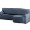 Eysa Housse De Canapé En L Droite Extensible Bleu 250 - 360 Cm -Maisons Du Monde Boutique housse de canape en l droite extensible bleu 250 360 cm