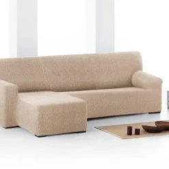 Eysa Housse De Canapé En L Gauche B/c Beige 250 - 360 Cm -Maisons Du Monde Boutique housse de canape en l gauche b c beige 250 360 cm 2