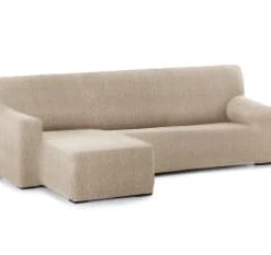 Eysa Housse De Canapé En L Gauche B/c Marron 250 - 360 Cm -Maisons Du Monde Boutique housse de canape en l gauche b c beige 250 360 cm eysa premium