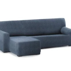 Eysa Housse De Canapé En L Gauche B/c Bleu 250 - 360 Cm
