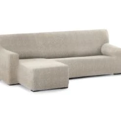 Eysa Housse De Canapé En L Gauche B/c Gris Foncé 250 - 360 Cm -Maisons Du Monde Boutique housse de canape en l gauche b c ecru 250 360 cm eysa premium 2