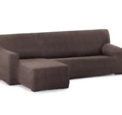 Eysa Housse De Canapé En L Gauche B/c Bleu 250 - 360 Cm -Maisons Du Monde Boutique housse de canape en l gauche b c marron 250 360 cm eysa premium