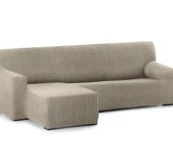 Eysa Housse De Canapé En L Gauche B/c Marron 250 - 360 Cm -Maisons Du Monde Boutique housse de canape en l gauche b c taupe 250 360 cm eysa premium
