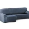 Eysa Housse De Canapé En L Gauche Extensible Bleu 250 - 360 Cm