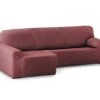 Eysa Housse De Canapé En L Gauche Extensible Bordeaux 250 - 360 Cm