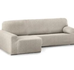 Eysa Housse De Canapé En L Gauche Extensible Bordeaux 250 - 360 Cm -Maisons Du Monde Boutique housse de canape en l gauche extensible ecru 250 360 cm eysa premium 2