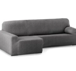 Eysa Housse De Canapé En L Gauche Extensible Bordeaux 250 - 360 Cm -Maisons Du Monde Boutique housse de canape en l gauche gris fonce 250 360 cm eysa premium 2