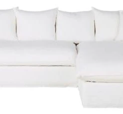 Maisons Du Monde Housse De Canapé En Lin Froissé Blanc