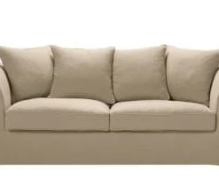 Maisons Du Monde Housse De Canapé Fixe Et Convertible 3/4 Places (6 Cm) En Lin Froissé Gris Anthracite -Maisons Du Monde Boutique housse de canape fixe et convertible 3 4 places 6 cm en lin froisse beige ficelle roma 1000 11 10 204436 1 3