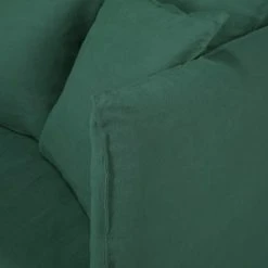 Maisons Du Monde Housse De Canapé-lit 3/4 Places En Lin Froissé Vert -Maisons Du Monde Boutique housse de canape lit 3 4 places en lin froisse vert 1000 5 29 221634 3