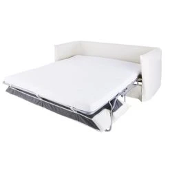 Maisons Du Monde Housse De Canapé-lit 3/4 Places En Lin Supérieur Blanc -Maisons Du Monde Boutique housse de canape lit 3 4 places en lin superieur blanc 1000 2 12 221699 2