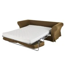 Maisons Du Monde Housse De Canapé-lit 3/4 Places (matelas 12 Cm) En Lin Froissé Marron Havane -Maisons Du Monde Boutique housse de canape lit 3 4 places matelas 12 cm en lin froisse marron havane 1000 9 23 221587 2
