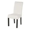 Maisons Du Monde Housse De Chaise à Bouclettes Blanches, Compatible Chaise MARGAUX