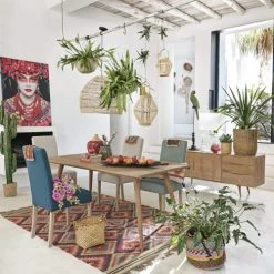 Maisons Du Monde Housse De Chaise En Lin Lavé Bleu Paon -Maisons Du Monde Boutique housse de chaise en lin lave bleu paon 1000 15 21 189072 6