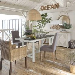 Maisons Du Monde Housse De Chaise En Lin Lavé Grise, Compatible Chaise MARGAUX -Maisons Du Monde Boutique housse de chaise en lin lave grise compatible chaise margaux 1000 1 40 147476 9