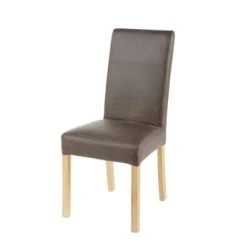 Maisons Du Monde Housse De Chaise En Microsuède Beige, Compatible Chaise MARGAUX -Maisons Du Monde Boutique housse de chaise en microsuede taupe 41x70 margaux 1000 11 34 177933 1