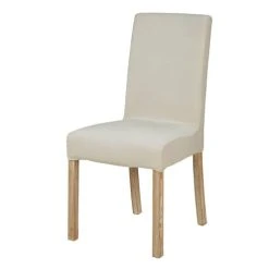 Maisons Du Monde Housse De Chaise En Velours Beige, OEKO-TEX®