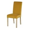 Maisons Du Monde Housse De Chaise En Velours Jaune Moutarde, OEKO-TEX®