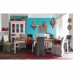 Maisons Du Monde Housse Longue De Chaise En Lin Lavé Blanche, Compatible Chaise MARGAUX -Maisons Du Monde Boutique housse longue de chaise en lin lave blanche compatible chaise margaux 1000 6 21 147498 2