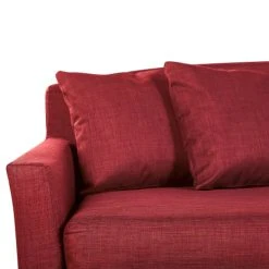 Beliani Housse Pour Canapé 3 Places Rouge -Maisons Du Monde Boutique housse pour canape 3 places rouge 3