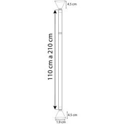 SECODIR Kit Tringle Extensible ø 16/19 110 à 210 Cm -Maisons Du Monde Boutique kit tringle extensible oe 16 19 110 a 210 cm 14