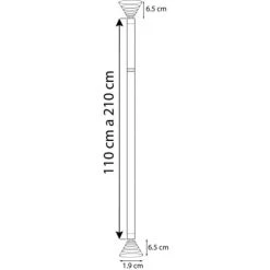 SECODIR Kit Tringle Extensible ø 16/19 Mm 110 à 210cm -Maisons Du Monde Boutique kit tringle extensible oe 16 19 mm 110 a 210cm 4