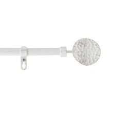 Douceur D'Intérieur Kit Tringle Extensible Patine Blanc/or 120 à 210cm