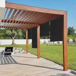 RED DECO Lot De 2 Stores Enrouleur D'extérieur 120x225 Cm Gris Universel -Maisons Du Monde Boutique lot de 2 stores enrouleur d exterieur 120x225 cm gris universel 3