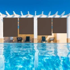 RED DECO Lot De 2 Stores Enrouleur D'extérieur 120x225 Cm Taupe Universel -Maisons Du Monde Boutique lot de 2 stores enrouleur d exterieur 120x225 cm taupe universel 4