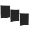 RED DECO Lot De 3 Stores Enrouleur D'extérieur 120x225 Cm Gris Universel