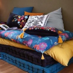 Maisons Du Monde Matelas De Sol En Coton Recyclé Bleu Pétrole Motif Floral 90x190 10 Maisons Du Monde Matelas De Sol En Coton Recyclé Bleu Pétrole Motif Floral 90x190 -Maisons Du Monde Boutique matelas de sol en coton recycle bleu petrole motif floral 90x190 1000 15 11 223871 5