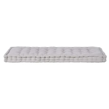 Maisons Du Monde Matelas De Sol En Coton Recyclé Capitonné Gris 70x190 6 Maisons Du Monde Matelas De Sol En Coton Recyclé Capitonné Gris 70x190 – Image 4