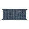 Home Maison Matelas De Sol En Velours Avec Pompons Gris Foncé 120 X 60