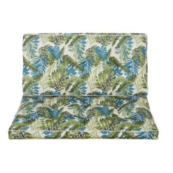 Maisons Du Monde Matelas Palette En Coton Imprimé Tropical Vert 80x120