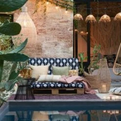 Maisons Du Monde Matelas Palette En Coton Motifs Triangles écrus Et Noirs 80x120 -Maisons Du Monde Boutique matelas palette en coton motifs triangles ecrus et noirs 80x120 1000 3 30 223111 4