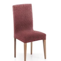 Eysa Pack 2 Housses De Chaise Avec Dossier Extensible Bordeaux 40 - 50 Cm