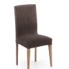 Eysa Pack 2 Housses De Chaise Avec Dossier Extensible Marron 40 - 50 Cm -Maisons Du Monde Boutique pack 2 housses de chaise avec dossier extensible marron 40 50 cm