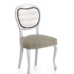 Eysa Pack 2 Housses De Chaise Extensible Taupe 40 - 50 Cm