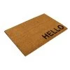 Casame Paillasson Avec Motif Hello - Marron -Maisons Du Monde Boutique paillasson avec motif hello marron