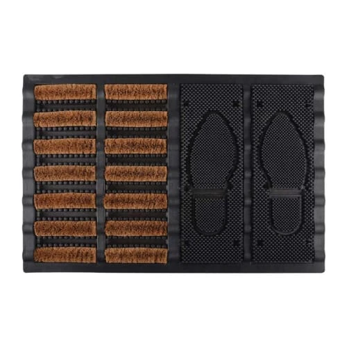 ESSCHERT DESIGN Paillasson Bi Matière 40 X 60 Cm 3 ESSCHERT DESIGN Paillasson Bi Matière 40 X 60 Cm