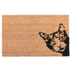ESSCHERT DESIGN Paillasson Coco Chat Peek-a-Boo - 60x40cm